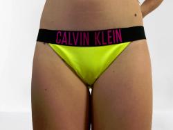 Dmske plavky Calvin Klein KW00940 BRAZILIAN neon zelen
