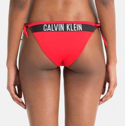 Dmske plavky Calvin Klein KW0KW00215 nohaviky ervenej