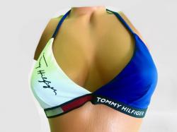 Dmske plavky Tommy Hilfiger W02176-podprsenka