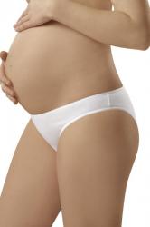 Dámske tehotenské nohavičky Italian Fashion Mama mini biele