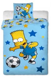 Detsk bavlnen oblieky Simpsons Bart blue