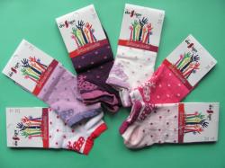 Detské členkové ponožky Design Socks - bodka mašlička