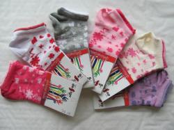 Detsk lenkov ponoky Design Socks Flowers