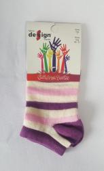 Detsk kotnkov ponoky Design Socks pruhy
