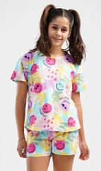 Detské pyžamo šortky Vienetta Secret Smiley world