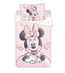 Disney povlečení do postýlky Minnie Powder pink baby-Disney povlečení do postýlky Minnie Powder pink baby 100x135, 40x60 cm
