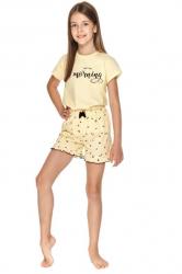 Dívčí pyžamo Taro 2706 Misza žlté