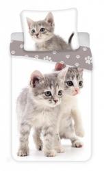Obliečky fototlač Kitten grey-obliečky fototlač Kitten grey 140x200, 70x90 cm