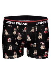 Pánske boxerky John Frank JFBD01 čierne