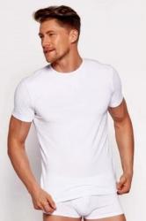 Pánské tričko Brubeck 00990A bílé