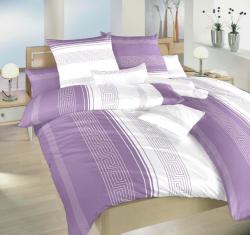 Povlečení bavlny Egypt fialový-Povlečení bavlny Egypt fialový 240x220, 2x 70x90 cm