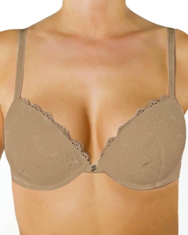 Dámska gélová push-up podprsenka Leilieve 991 telová