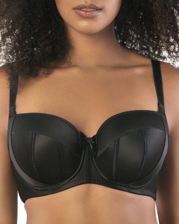 Dámska nadrozmerná podprsenka Charlotte 6901 čierna