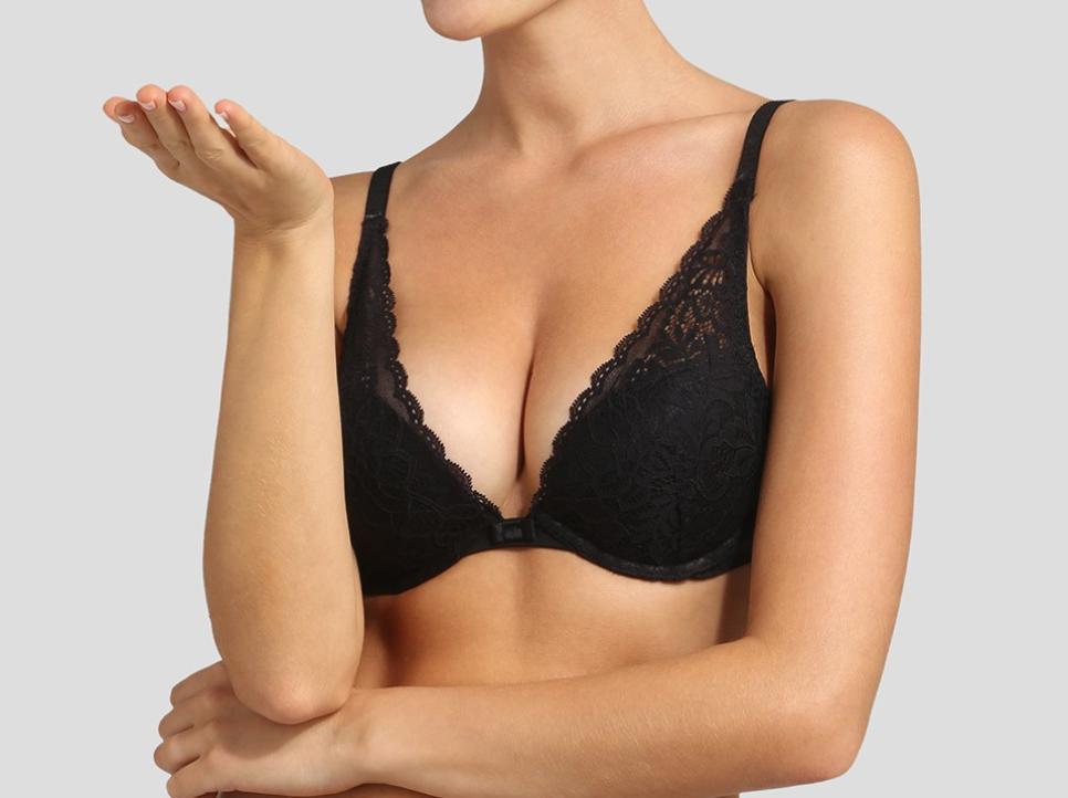 Dámska push-up podprsenka DIM 09A3 biela