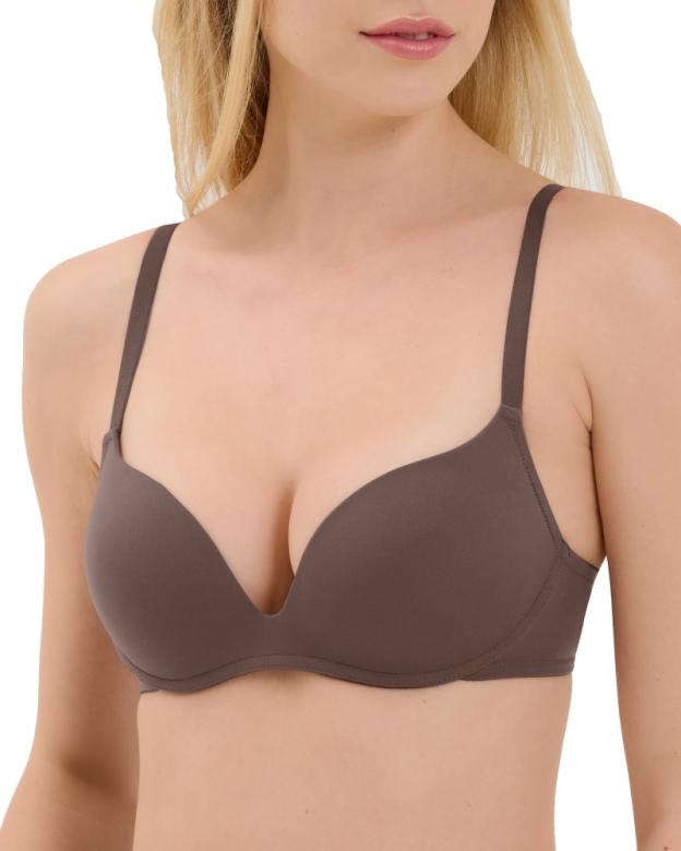 Dámska push-up podprsenka Lisca 20334 Maya hnedá