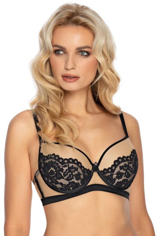 Dámska push-up podprsenka Roza Torfi čierna