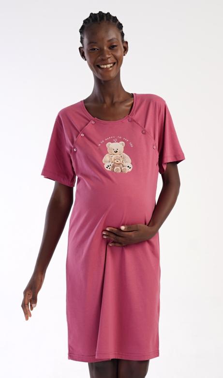 Dámska tehotenská nočná košeľa Vienetta Secret Dominika