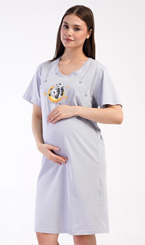 Dámska tehotenská nočná košeľa Vienetta Secret Hello baby