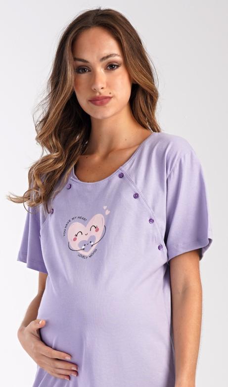 Dámska tehotenská nočná košeľa Vienetta Secret Lovely