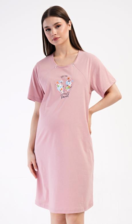 Dámska tehotenská nočná košeľa Vienetta Secret Sweet