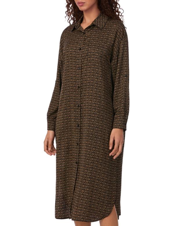 Dámske dlhé košeľové šaty DKNY YI00053