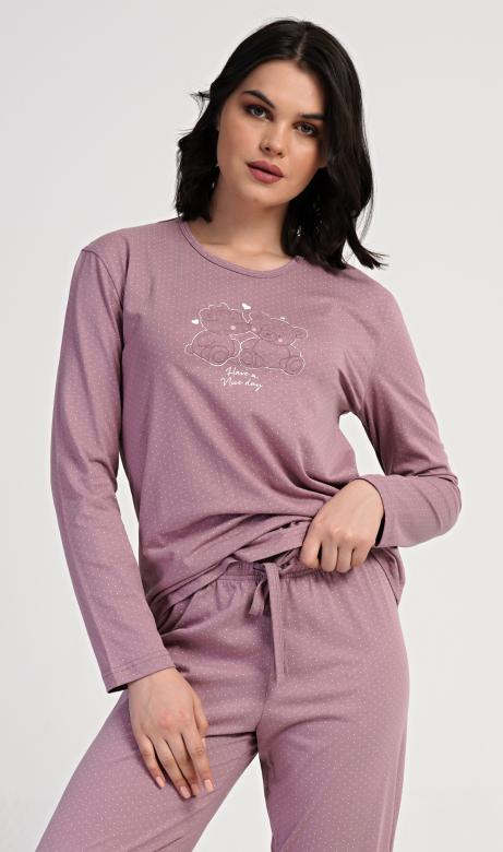 Dámske dlhé pyžamo Vienetta Secret Emily
