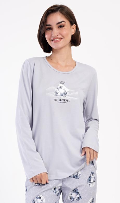 Dámske dlhé pyžamo Vienetta Secret Polar bear