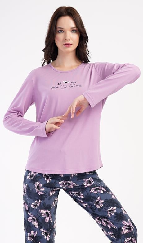 Dámske dlhé pyžamo Vienetta Secret Violetta