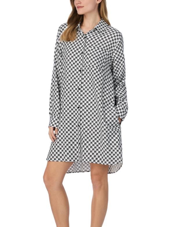 Dámske košeľové šaty DKNY YI30064 s potlačou