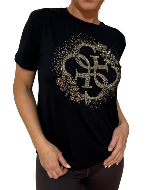 Dámske tričko Guess Corinne E6GI01 black