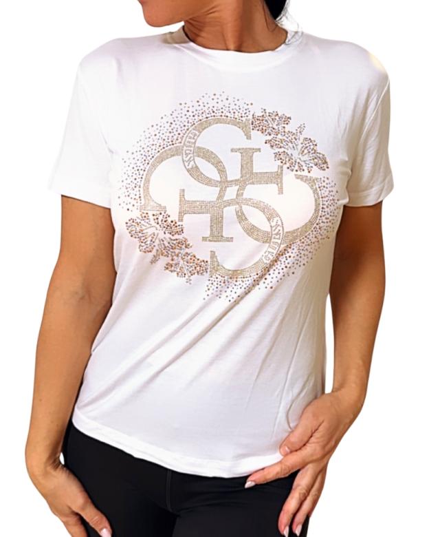 Dámske tričko Guess Corinne E6GI01 white