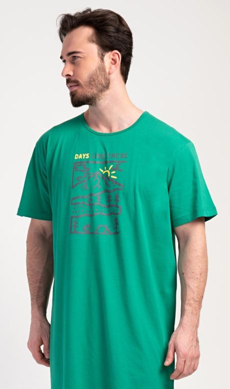 Pánska nočná košeľa Vienetta Secret Outdoor