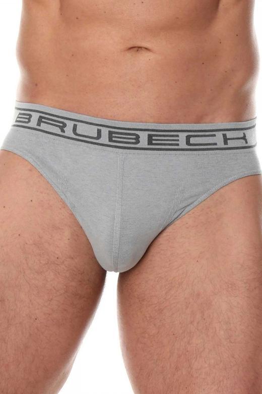 Pánske slipy Brubeck 00290A sivé
