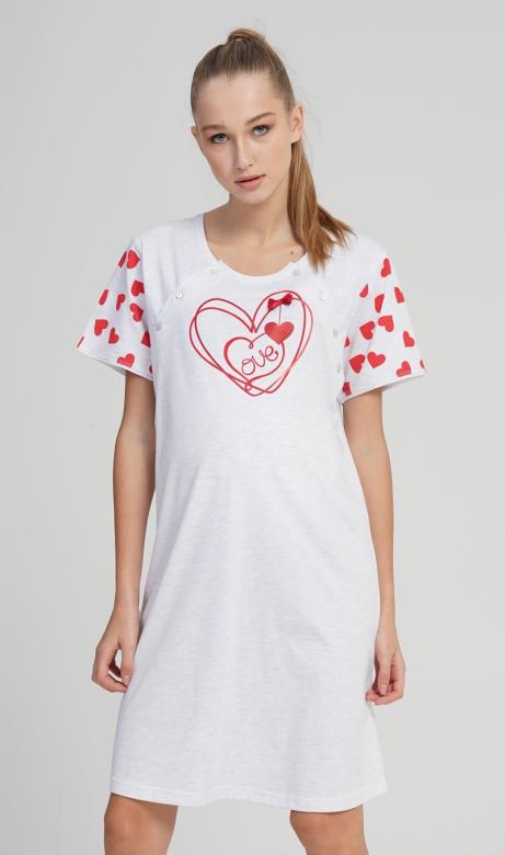 Tehotenská dámska nočná košeľa Vienetta Secret Love